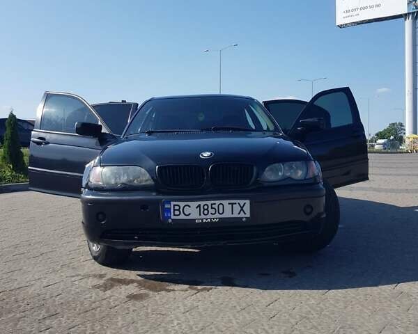 Черный БМВ 3 Серия, объемом двигателя 2 л и пробегом 318 тыс. км за 4500 $, фото 1 на Automoto.ua