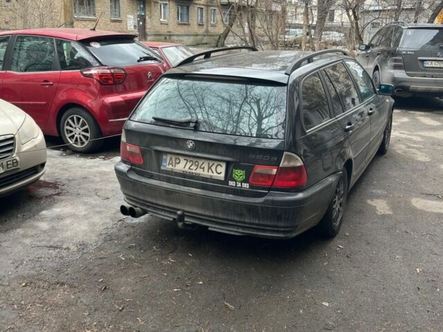 Черный БМВ 3 Серия, объемом двигателя 2 л и пробегом 353 тыс. км за 4300 $, фото 1 на Automoto.ua