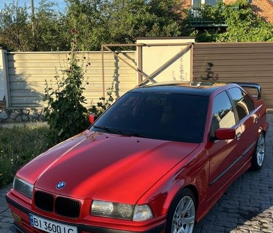 Красный БМВ 3 Серия, объемом двигателя 2.8 л и пробегом 350 тыс. км за 4900 $, фото 1 на Automoto.ua