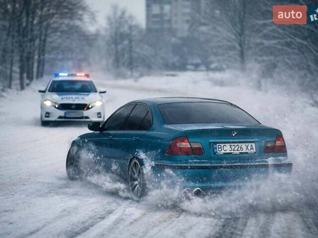 Синий БМВ 3 Серия, объемом двигателя 1.8 л и пробегом 290 тыс. км за 4600 $, фото 1 на Automoto.ua