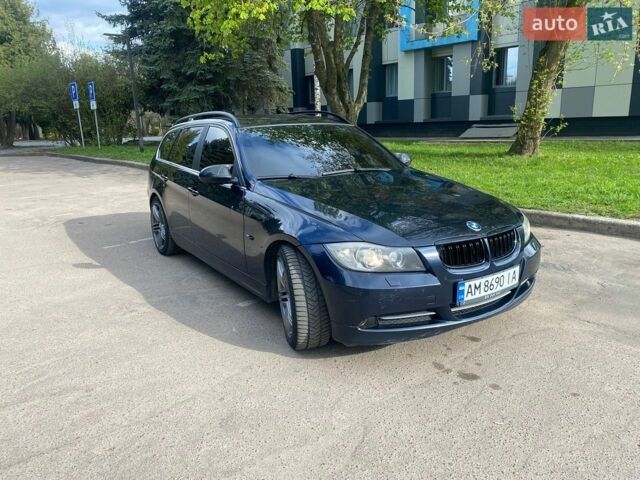 Синий БМВ 3 Серия, объемом двигателя 3 л и пробегом 258 тыс. км за 6700 $, фото 1 на Automoto.ua