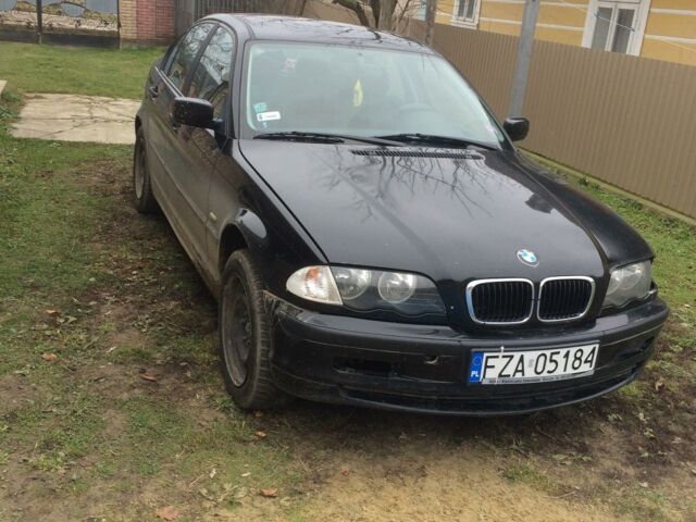 Чорний БМВ 316, об'ємом двигуна 1.9 л та пробігом 325 тис. км за 1550 $, фото 1 на Automoto.ua