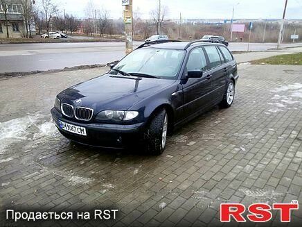 Синий БМВ 316, объемом двигателя 1.8 л и пробегом 320 тыс. км за 4500 $, фото 1 на Automoto.ua