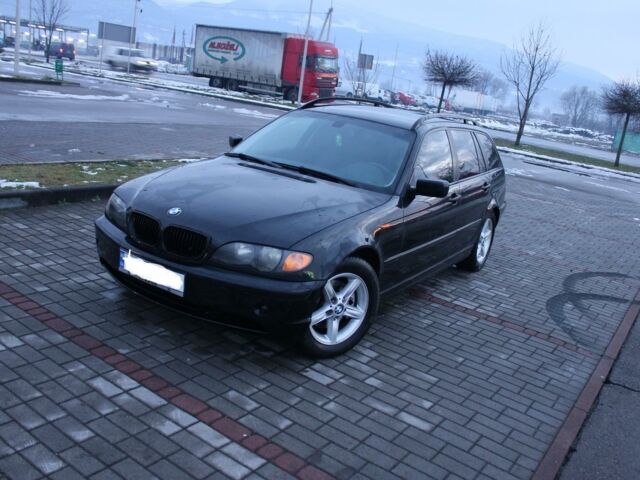 Чорний БМВ 320, об'ємом двигуна 2 л та пробігом 205 тис. км за 6800 $, фото 1 на Automoto.ua