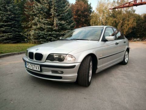 Серый БМВ 320, объемом двигателя 2 л и пробегом 390 тыс. км за 2800 $, фото 1 на Automoto.ua