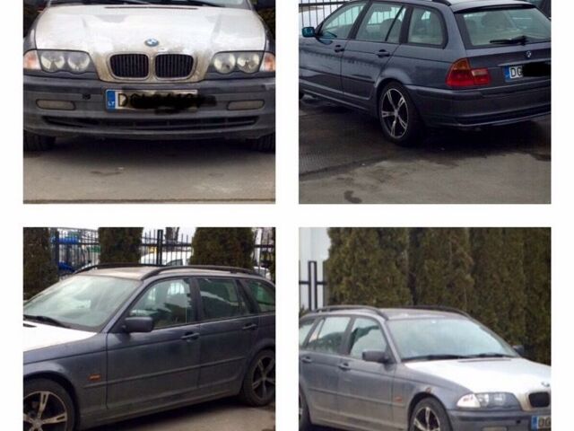 Серый БМВ 320, объемом двигателя 2 л и пробегом 300 тыс. км за 1500 $, фото 1 на Automoto.ua