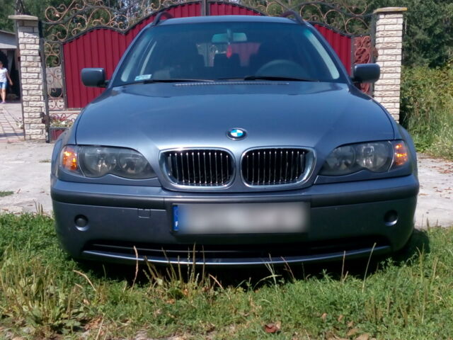Серый БМВ 320, объемом двигателя 2 л и пробегом 225 тыс. км за 3300 $, фото 1 на Automoto.ua