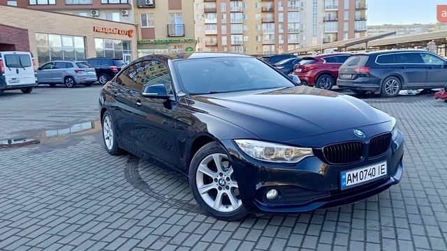 Чорний БМВ 4 Серія, об'ємом двигуна 2 л та пробігом 242 тис. км за 17400 $, фото 1 на Automoto.ua