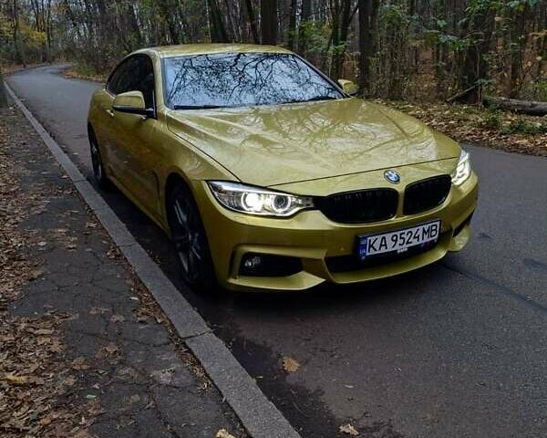 Желтый БМВ 4 Серия, объемом двигателя 2 л и пробегом 72 тыс. км за 24500 $, фото 1 на Automoto.ua