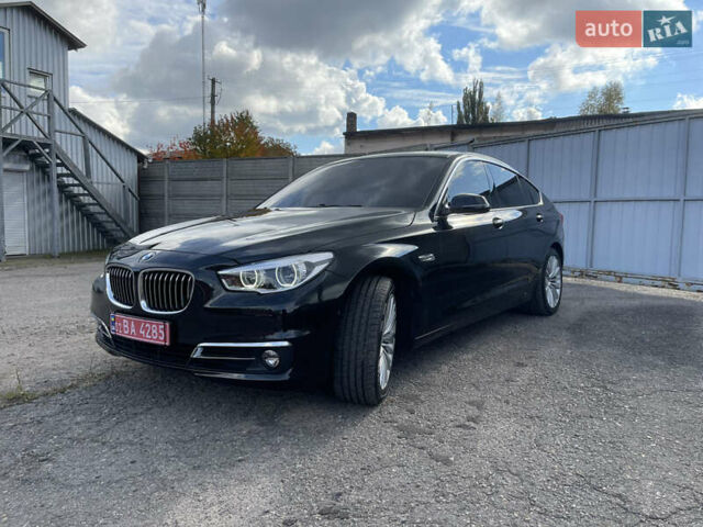Черный БМВ 5 Серия ГТ, объемом двигателя 2 л и пробегом 194 тыс. км за 22300 $, фото 1 на Automoto.ua