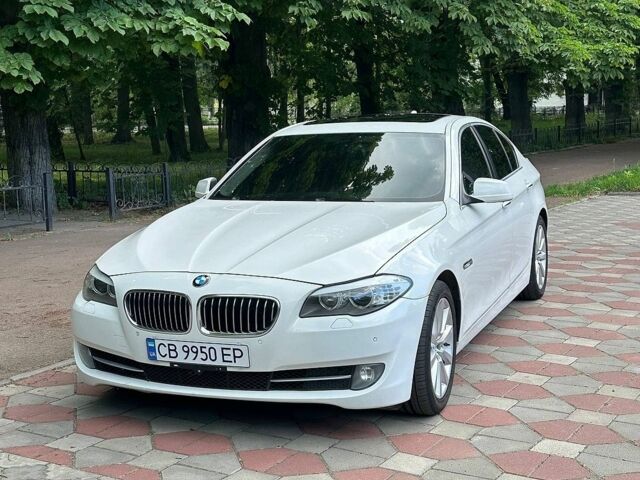 Белый БМВ 5 Серия, объемом двигателя 2 л и пробегом 184 тыс. км за 13000 $, фото 1 на Automoto.ua
