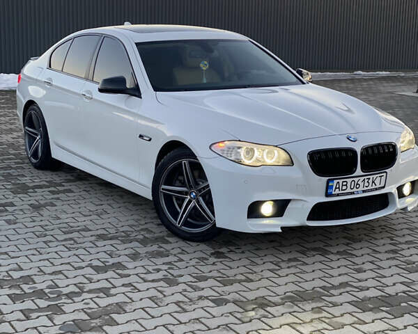 Белый БМВ 5 Серия, объемом двигателя 2 л и пробегом 210 тыс. км за 13499 $, фото 1 на Automoto.ua