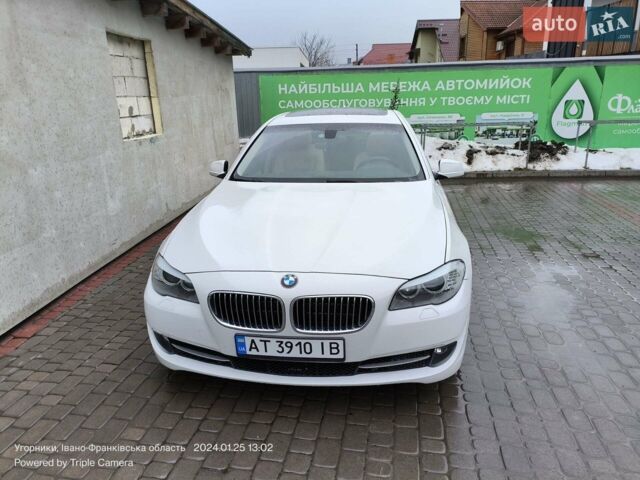 Белый БМВ 5 Серия, объемом двигателя 2 л и пробегом 211 тыс. км за 12900 $, фото 1 на Automoto.ua