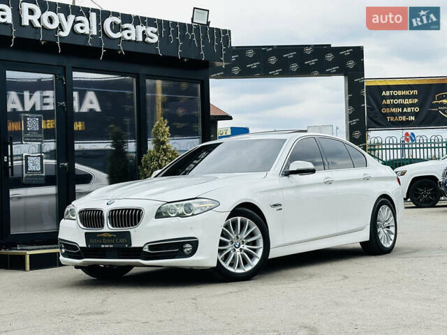 Белый БМВ 5 Серия, объемом двигателя 2 л и пробегом 161 тыс. км за 17000 $, фото 1 на Automoto.ua