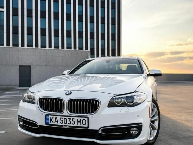 Белый БМВ 5 Серия, объемом двигателя 3 л и пробегом 155 тыс. км за 17999 $, фото 1 на Automoto.ua