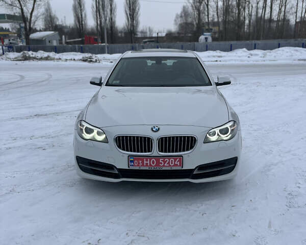 Белый БМВ 5 Серия, объемом двигателя 2 л и пробегом 198 тыс. км за 14100 $, фото 1 на Automoto.ua