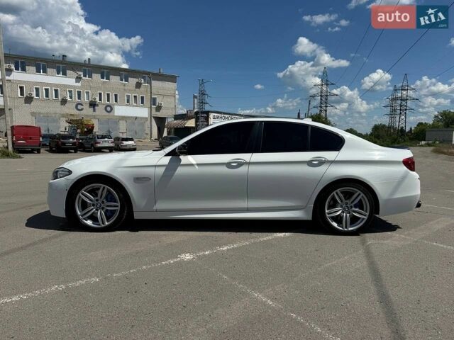 Белый БМВ 5 Серия, объемом двигателя 3 л и пробегом 202 тыс. км за 16500 $, фото 1 на Automoto.ua