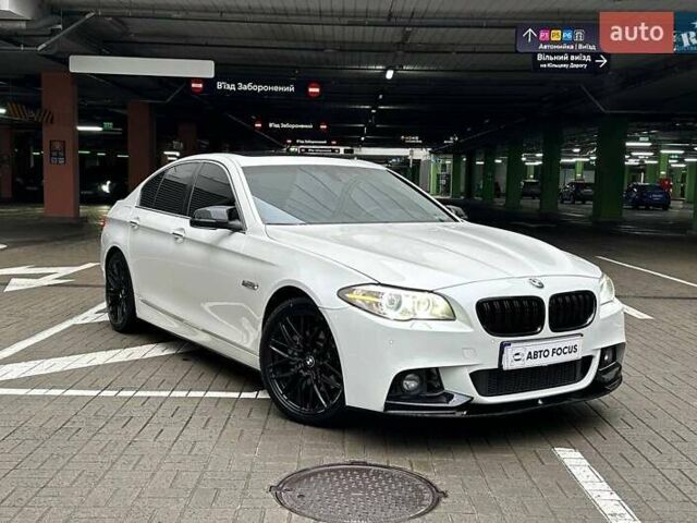 Белый БМВ 5 Серия, объемом двигателя 2 л и пробегом 184 тыс. км за 16990 $, фото 1 на Automoto.ua