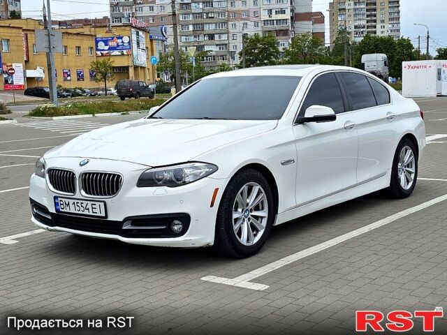 Белый БМВ 5 Серия, объемом двигателя 2 л и пробегом 119 тыс. км за 15700 $, фото 1 на Automoto.ua