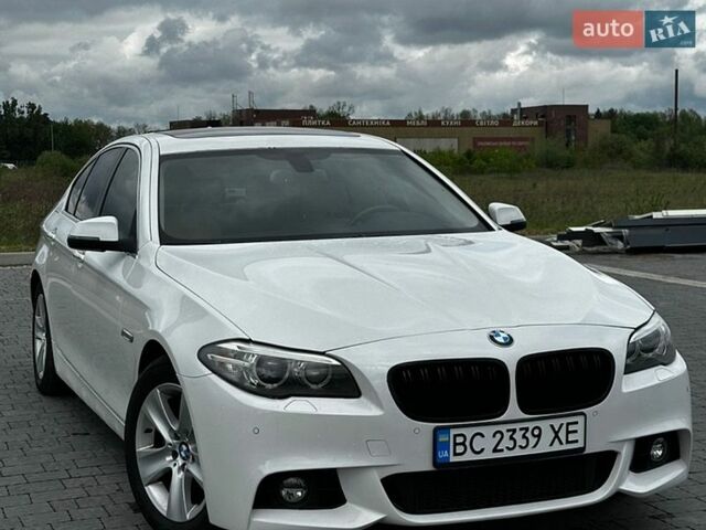 Белый БМВ 5 Серия, объемом двигателя 2 л и пробегом 123 тыс. км за 15600 $, фото 1 на Automoto.ua