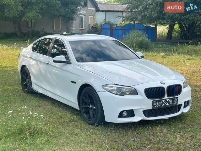 Белый БМВ 5 Серия, объемом двигателя 2 л и пробегом 160 тыс. км за 11860 $, фото 1 на Automoto.ua