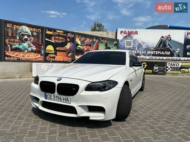 Белый БМВ 5 Серия, объемом двигателя 3 л и пробегом 191 тыс. км за 12500 $, фото 1 на Automoto.ua