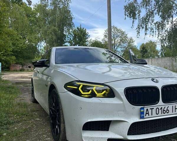 Белый БМВ 5 Серия, объемом двигателя 2 л и пробегом 163 тыс. км за 14500 $, фото 1 на Automoto.ua
