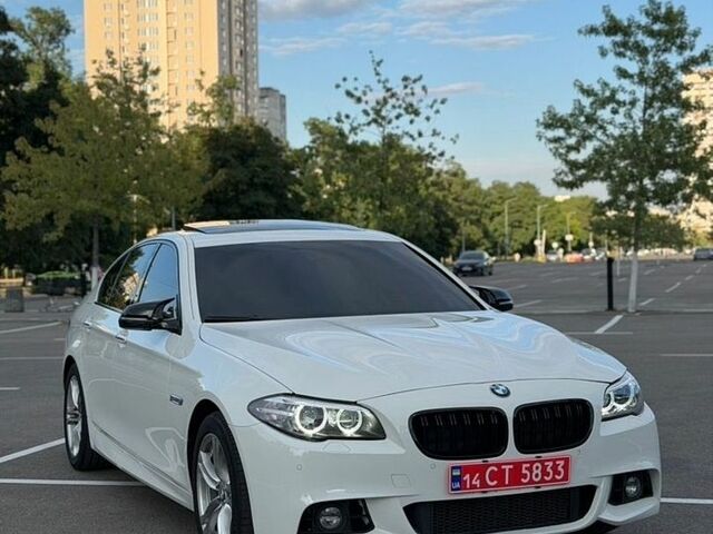Белый БМВ 5 Серия, объемом двигателя 2 л и пробегом 142 тыс. км за 16800 $, фото 1 на Automoto.ua