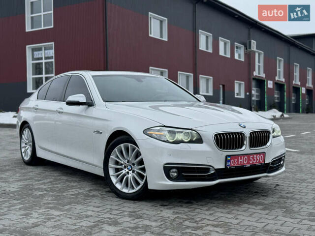 Белый БМВ 5 Серия, объемом двигателя 2 л и пробегом 116 тыс. км за 15550 $, фото 1 на Automoto.ua