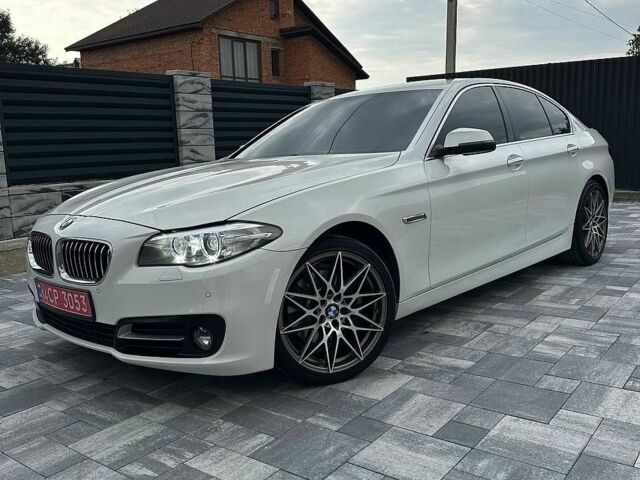 Белый БМВ 5 Серия, объемом двигателя 2 л и пробегом 161 тыс. км за 13700 $, фото 1 на Automoto.ua