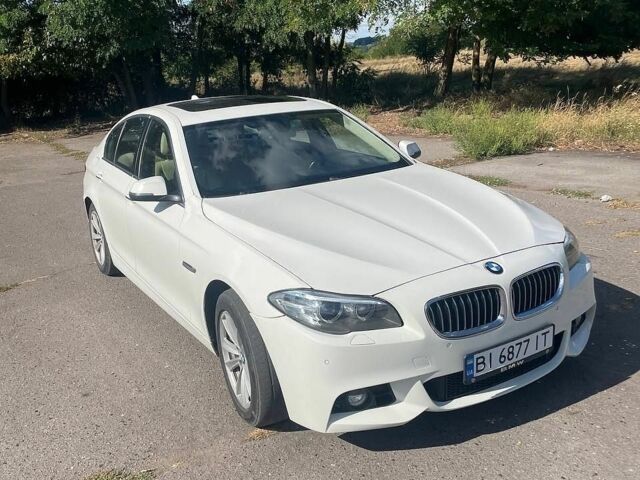 Белый БМВ 5 Серия, объемом двигателя 2 л и пробегом 166 тыс. км за 11500 $, фото 1 на Automoto.ua