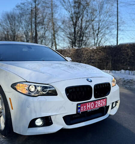 Белый БМВ 5 Серия, объемом двигателя 2 л и пробегом 160 тыс. км за 14000 $, фото 1 на Automoto.ua