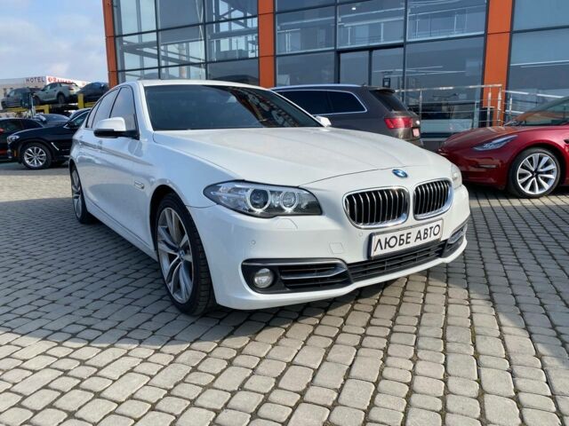 Белый БМВ 5 Серия, объемом двигателя 2 л и пробегом 219 тыс. км за 16200 $, фото 1 на Automoto.ua