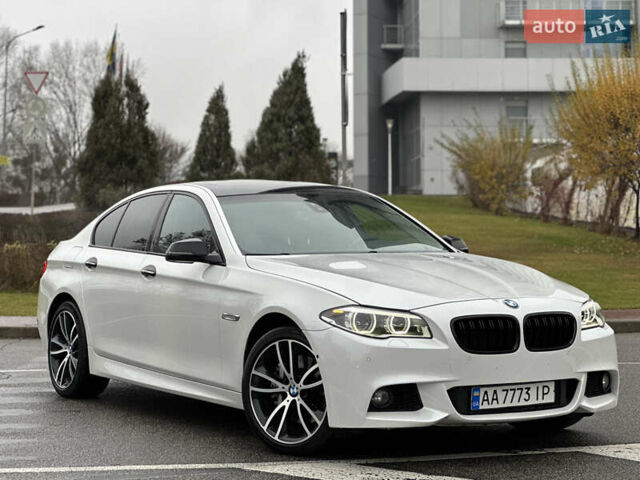 Белый БМВ 5 Серия, объемом двигателя 3 л и пробегом 156 тыс. км за 20499 $, фото 1 на Automoto.ua