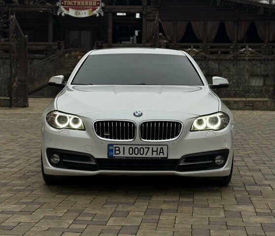 Белый БМВ 5 Серия, объемом двигателя 2 л и пробегом 110 тыс. км за 19500 $, фото 1 на Automoto.ua