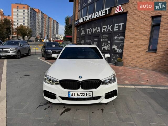 Белый БМВ 5 Серия, объемом двигателя 2 л и пробегом 171 тыс. км за 31500 $, фото 1 на Automoto.ua