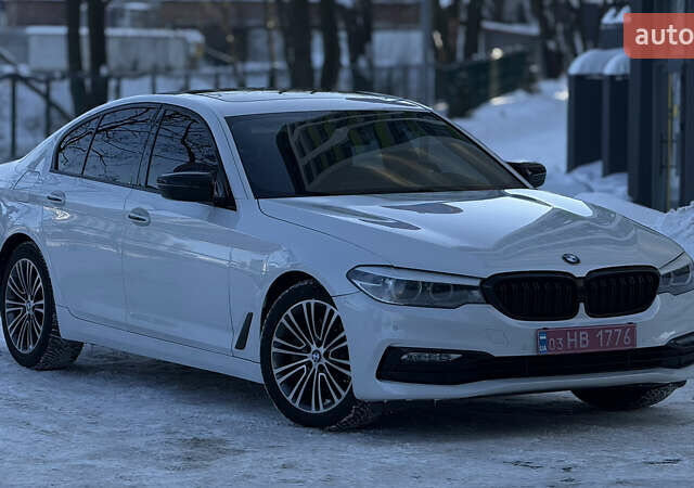 Белый БМВ 5 Серия, объемом двигателя 2 л и пробегом 210 тыс. км за 23900 $, фото 1 на Automoto.ua