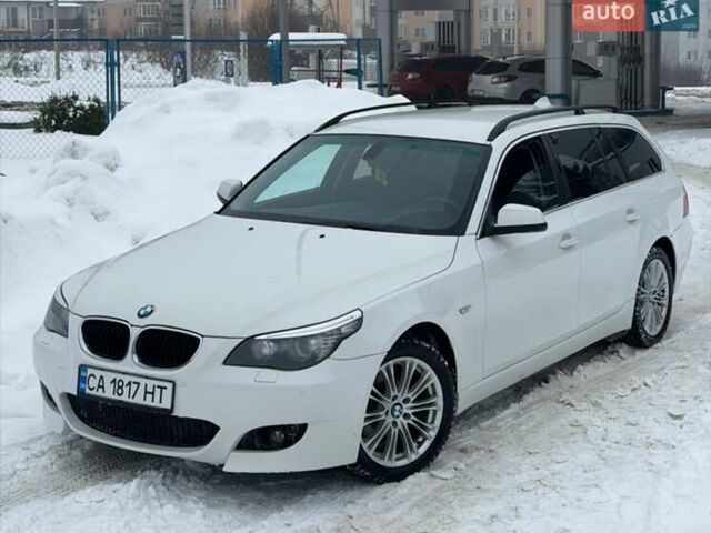 Белый БМВ 5 Серия, объемом двигателя 2 л и пробегом 228 тыс. км за 8499 $, фото 1 на Automoto.ua