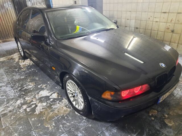 Черный БМВ 5 Серия, объемом двигателя 2.5 л и пробегом 350 тыс. км за 6200 $, фото 1 на Automoto.ua