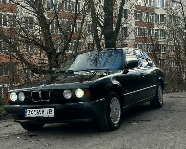 Черный БМВ 5 Серия, объемом двигателя 2.5 л и пробегом 400 тыс. км за 2900 $, фото 1 на Automoto.ua
