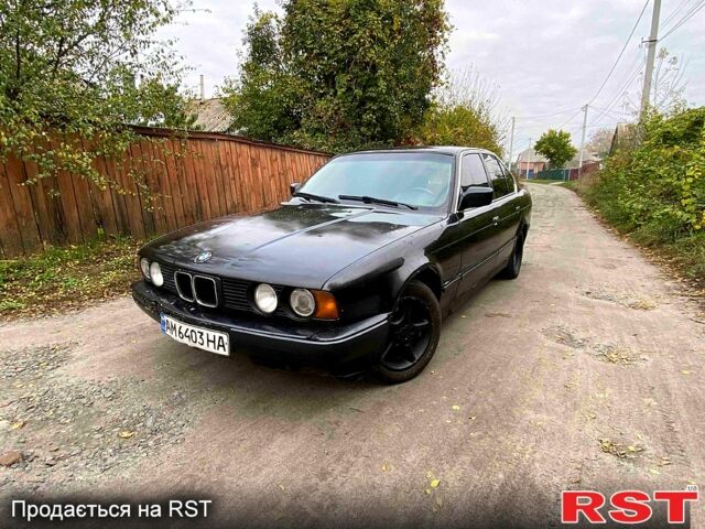 Чорний БМВ 5 Серія, об'ємом двигуна 2 л та пробігом 300 тис. км за 1400 $, фото 1 на Automoto.ua