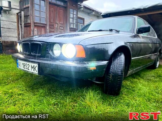 Черный БМВ 5 Серия, объемом двигателя 2 л и пробегом 480 тыс. км за 2500 $, фото 1 на Automoto.ua