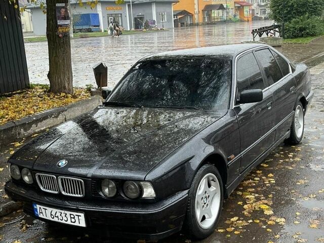 Черный БМВ 5 Серия, объемом двигателя 2.5 л и пробегом 355 тыс. км за 2150 $, фото 1 на Automoto.ua