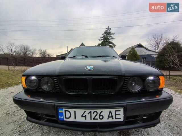 Черный БМВ 5 Серия, объемом двигателя 2 л и пробегом 325 тыс. км за 2350 $, фото 1 на Automoto.ua