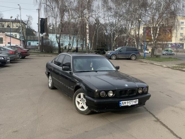 Чорний БМВ 5 Серія, об'ємом двигуна 2.5 л та пробігом 530 тис. км за 1800 $, фото 1 на Automoto.ua