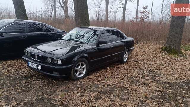 Черный БМВ 5 Серия, объемом двигателя 2.5 л и пробегом 320 тыс. км за 3600 $, фото 1 на Automoto.ua