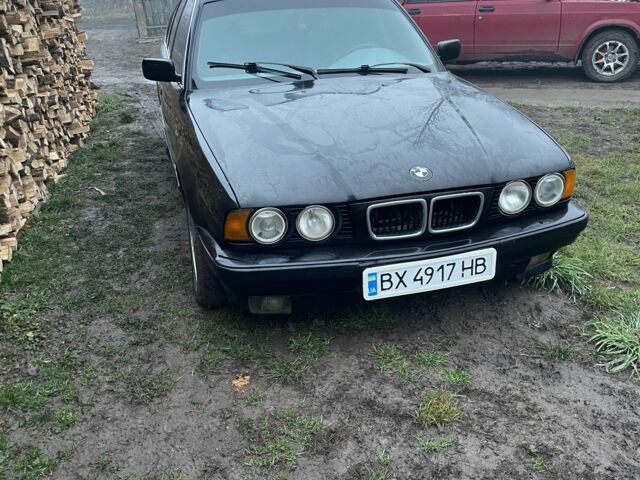 Чорний БМВ 5 Серія, об'ємом двигуна 2 л та пробігом 300 тис. км за 1400 $, фото 1 на Automoto.ua