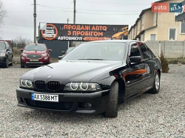 Черный БМВ 5 Серия, объемом двигателя 2.5 л и пробегом 420 тыс. км за 4300 $, фото 1 на Automoto.ua