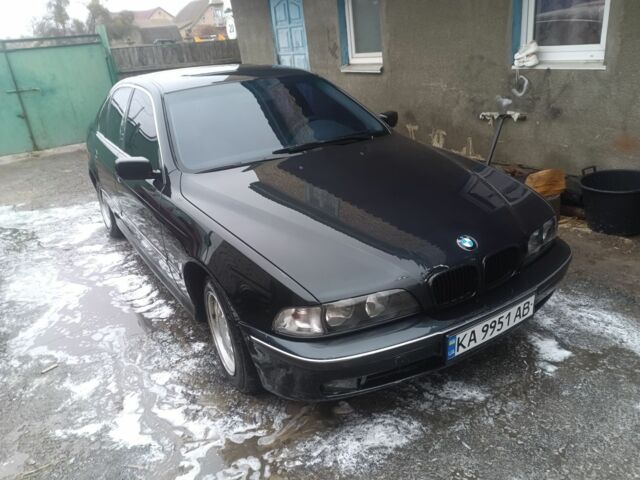 Черный БМВ 5 Серия, объемом двигателя 2 л и пробегом 496 тыс. км за 3200 $, фото 1 на Automoto.ua