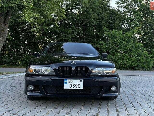 Черный БМВ 5 Серия, объемом двигателя 2.5 л и пробегом 465 тыс. км за 3800 $, фото 1 на Automoto.ua